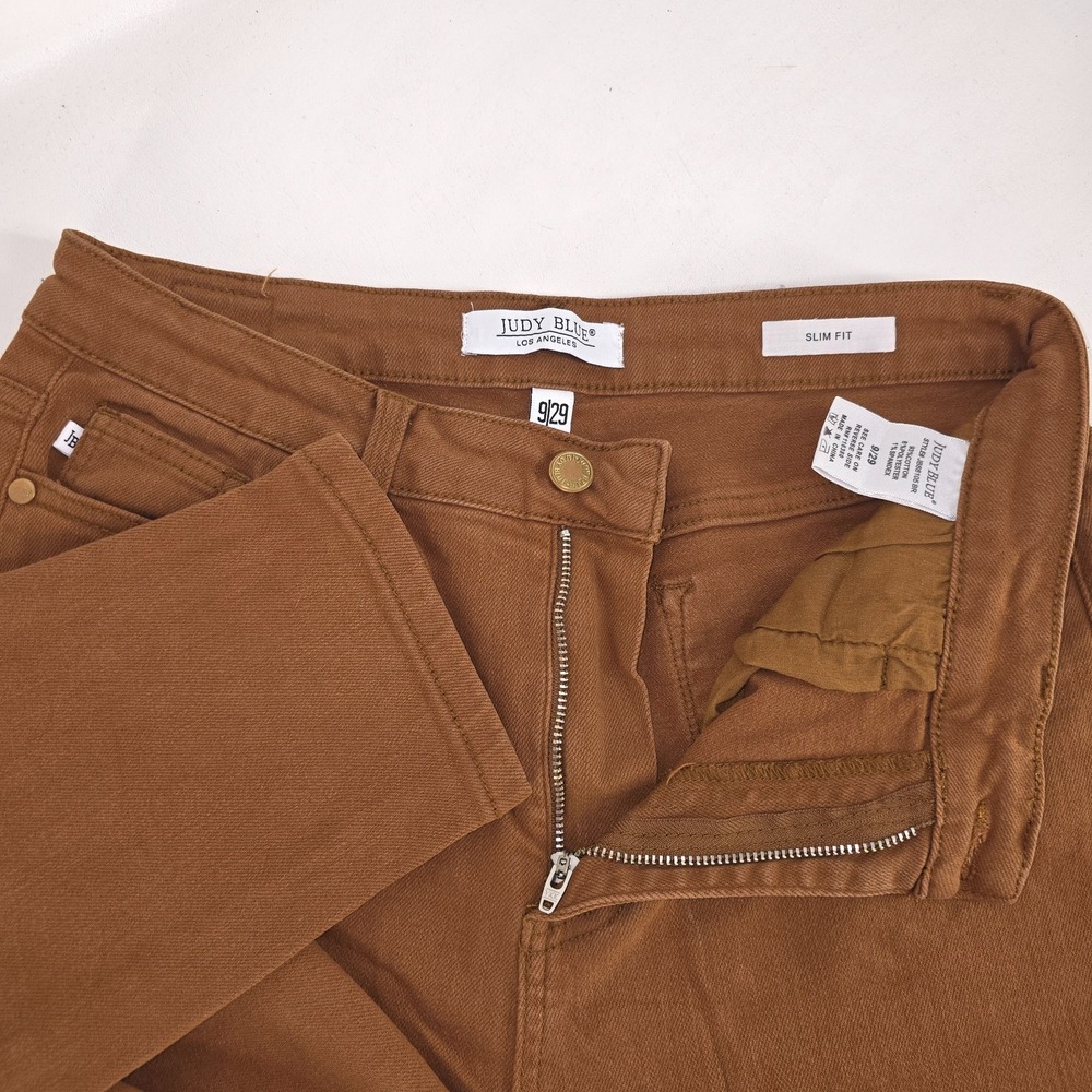 Judy Blue Woodland High Rise Slim Fit Denim Jeans Women 9/29 30x28 Mom Tapered